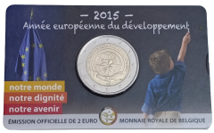 2 Euro Belgien 2015 - Europäisches Jahr der Entwicklung