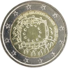 2 Euro Belgien 2015 - 30. Jahrestag der EU-Flagge