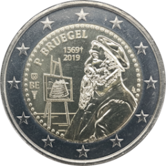 2 Euro Belgien 2019 - 450. Todestag von Pieter Brueghel dem Älteren