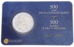 2 Euro Belgien 2021 - 500 Jahre Münzordnung aus der Regierungszeit Karls V.