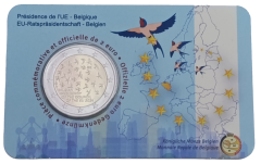 2 Euro Belgien 2024 - Belgische Präsidentschaft des Rates der Europäischen Union