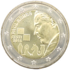 2 Euro Estland 2016 - 100. Geburtstag von Paul Keres