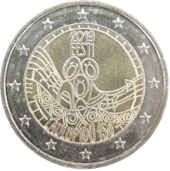 2 Euro Estland 2019 - 150. Jahrestag des Estnischen Sängerfestes