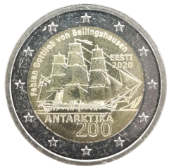 2 Euro Estland 2020 - 200. Jahrestag der Entdeckung der Antarktis
