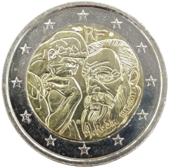 2 Euro Frankreich 2017 - 100. Todestag von Auguste Rodin