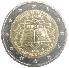 2 Euro Deutschland 2007 - 50. Jahrestag der Römischen Verträge