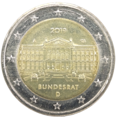 2 Euro Deutschland 2019 - 70. Jahrestag des Bundesrates