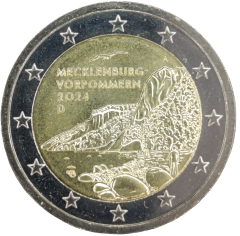 2 Euro Deutschland 2024 - Bundesland Mecklenburg, Königsstuhl (Bundesländer II)