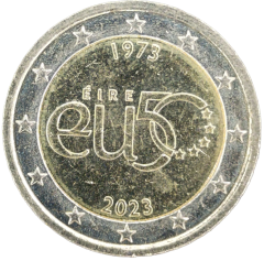 2 Euro Irland 2023 - 50 Jahre irische Mitgliedschaft in der Europäischen Union