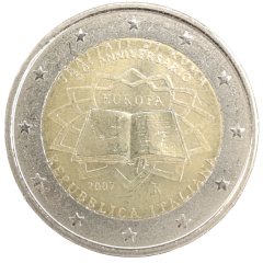 2 Euro Italien 2007 - 50. Jahrestag der Römischen Verträge