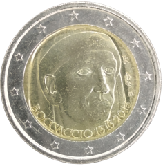 2 Euro Italien 2013 - 700. Geburtstag von Giovanni Boccaccio
