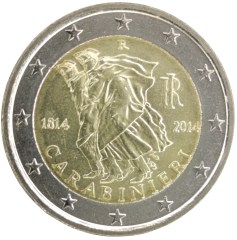 2 Euro Italien 2014 - 200 Jahre Carabinieri