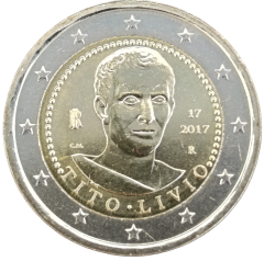 2 Euro Italien 2017 - 2000. Todestag von Titus Livius