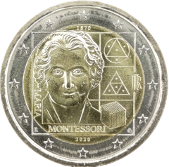 2 Euro Italien 2020 - 150. Geburtstag von Maria Montessori