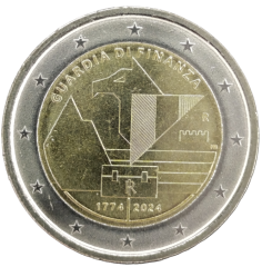 2 Euro Italien 2024 - 250. Jahrestag der Gründung der Guardia di Finanza