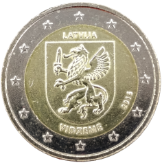 2 Euro Lettland 2016 - Vidzeme