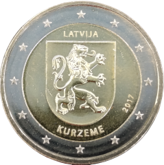 2 Euro Lettland 2017 - Kurzeme