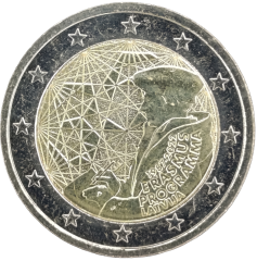 2 Euro Lettland 2022 - 35. Jahrestag des Erasmus-Programms