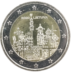 2 Euro Litauen 2020 - Berg der Kreuze