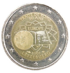 2 Euro Luxemburg 2007 - 50. Jahrestag der Römischen Verträge
