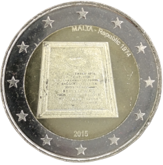 2 Euro Malta 2015 - Republik Malta 1974