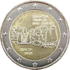 2 Euro Malta 2016 - Ggantija Temples