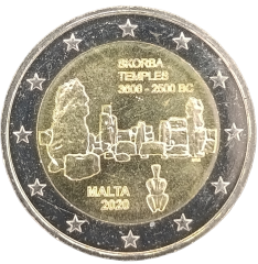 2 Euro Malta 2020 - Skorba Temples