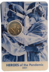 2 Euro Malta 2021 - Helden der Pandemie