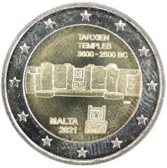 2 Euro Malta 2021 - Tarxien Temples