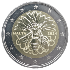 2 Euro Malta 2024 - Honigbiene