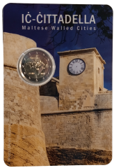 2 Euro Malta 2024 - Maltesische Festungsstädte
