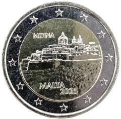 2 Euro Malta 2025 - Mdina