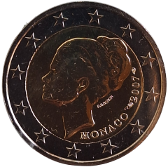 2 Euro Monaco 2007 - 25. Todestag von Fürstin Grace Kelly