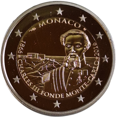 2 Euro Monaco 2016 - 150. Jahrestag der Gründung von Monte Carlo durch Karl III.