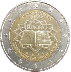 2 Euro Niederlande 2007 - 50. Jahrestag der Römischen Verträge
