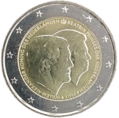 2 Euro Niederlande 2014 - Offizielle Verabschiedung von Königin Beatrix