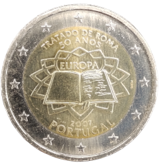 2 Euro Portugal 2007 - 50. Jahrestag der Römischen Verträge