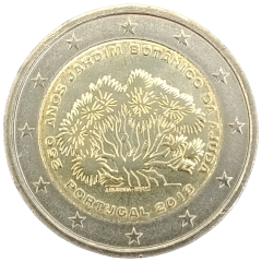 2 Euro Portugal 2018 - 250. Jahrestag des Botanischen Gartens Ajuda