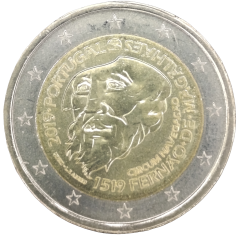 2 Euro Portugal 2019 - 500. Jahrestag der ersten Weltumsegelung durch Fernao de Magalhaes