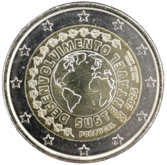 2 Euro Portugal 2025 - Nachhaltige Entwicklung