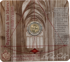 2 Euro San Marino 2005 - Weltjahr der Physik