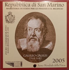 2 Euro San Marino 2005 - Weltjahr der Physik