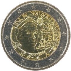 2 Euro San Marino 2006 - 500. Todestag von Christoph Kolumbus