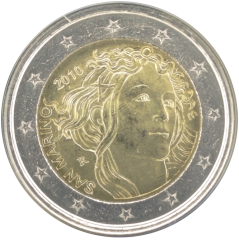2 Euro San Marino 2010 - 500. Todestag von Sandro Botticelli