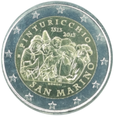 2 Euro San Marino 2013 - 500. Todestag von Pinturicchio