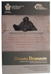 2 Euro San Marino 2014 - 500. Todestag von Donato Bramante