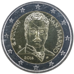2 Euro San Marino 2014 - 90. Todestag von Giacomo Puccini