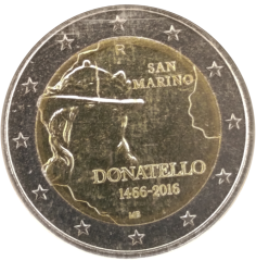 2 Euro San Marino 2016 - 550. Todestag von Donatello