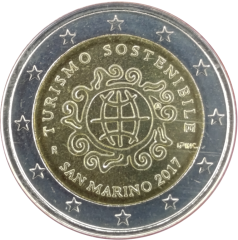 2 Euro San Marino 2017 - Internationales Jahr des nachhaltigen Tourismus für Entwicklung
