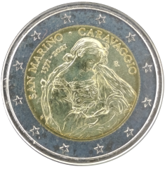 2 Euro San Marino 2021 - 450. Geburtstag von Caravaggio